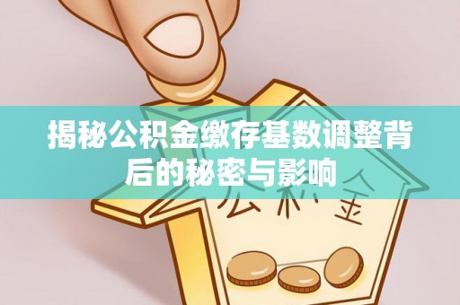 九原揭秘公积金缴存基数调整背后的秘密与影响