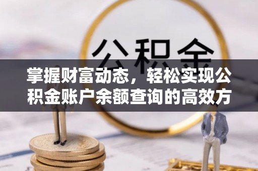 九原掌握财富动态，轻松实现公积金账户余额查询的高效方法