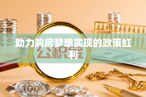九原助力购房梦想实现的政策红利