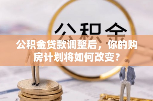 九原公积金贷款调整后，你的购房计划将如何改变？