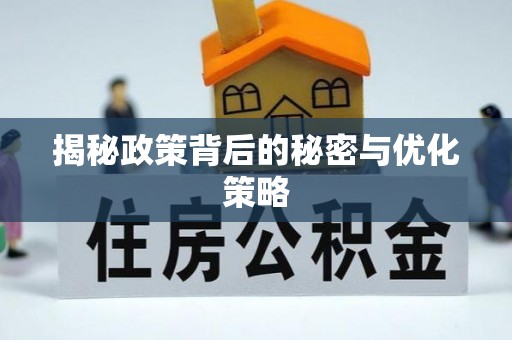 九原揭秘政策背后的秘密与优化策略
