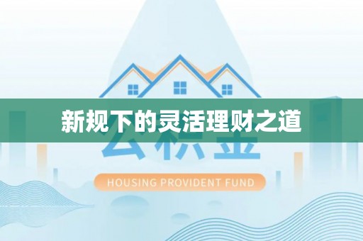 九原新规下的灵活理财之道