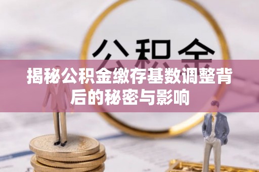 九原揭秘公积金缴存基数调整背后的秘密与影响