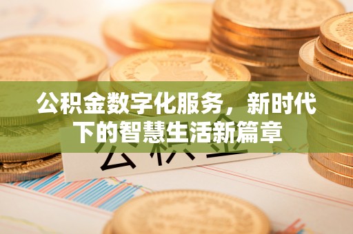 九原公积金数字化服务，新时代下的智慧生活新篇章