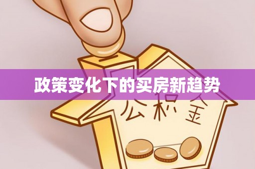 九原政策变化下的买房新趋势