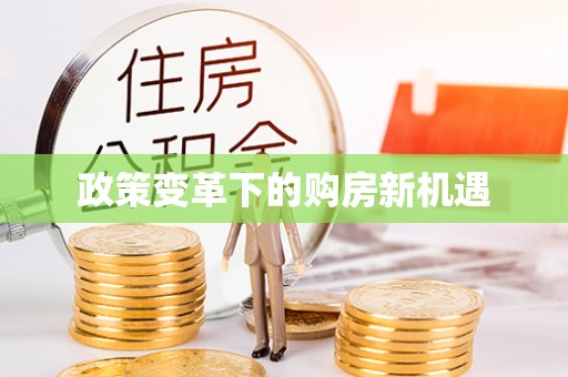 九原政策变革下的购房新机遇