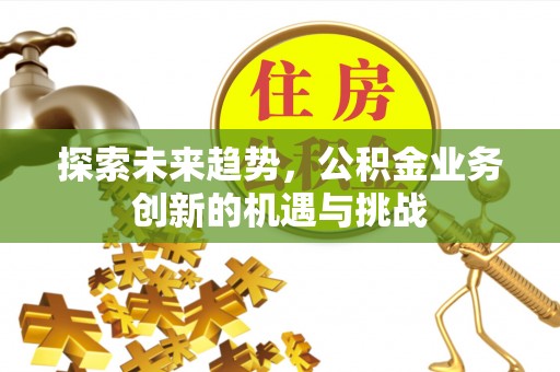 九原探索未来趋势，公积金业务创新的机遇与挑战