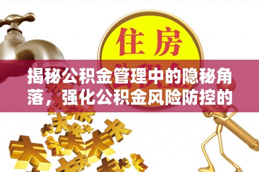 九原揭秘公积金管理中的隐秘角落，强化公积金风险防控的必要性与路径